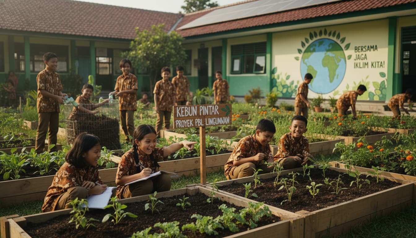 Proyek Hijau di Sekolah: Mengintegrasikan Isu Perubahan Iklim dalam Kurikulum PBL